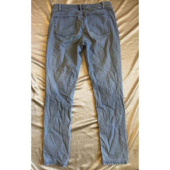 J Jill Jeans Womens 6 Tall Authentic Fit Slim Ankle Light Wash Blue Denim Pants - Picture 3 of 7